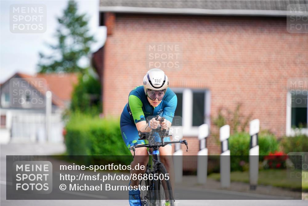 31.08.2025 - Elbe Triathlon Hamburg Michael Burmester http://msf.ph/oto/8686505 31.08.2025 14:35:27 Radfahren 159 meine-sportfotos.de