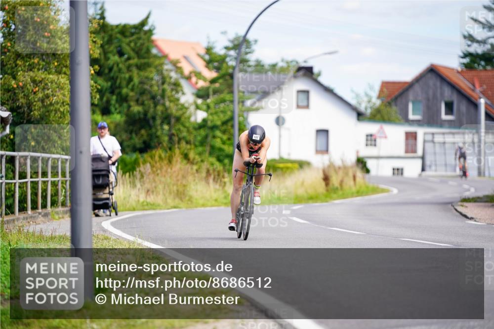 31.08.2025 - Elbe Triathlon Hamburg Michael Burmester http://msf.ph/oto/8686512 31.08.2025 14:36:27 Radfahren 133 meine-sportfotos.de