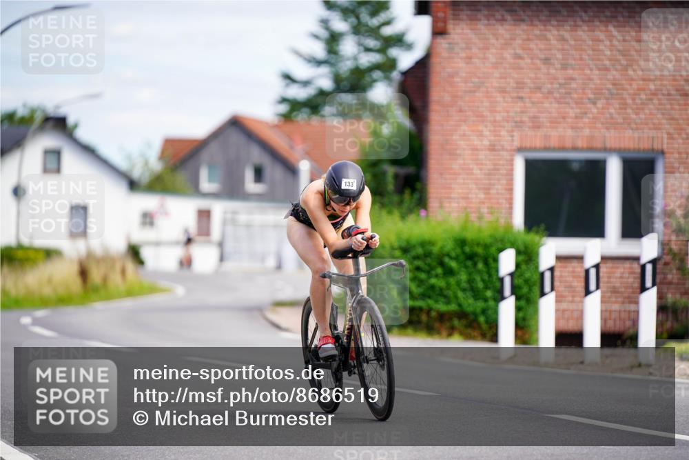 31.08.2025 - Elbe Triathlon Hamburg Michael Burmester http://msf.ph/oto/8686519 31.08.2025 14:36:28 Radfahren 133 meine-sportfotos.de