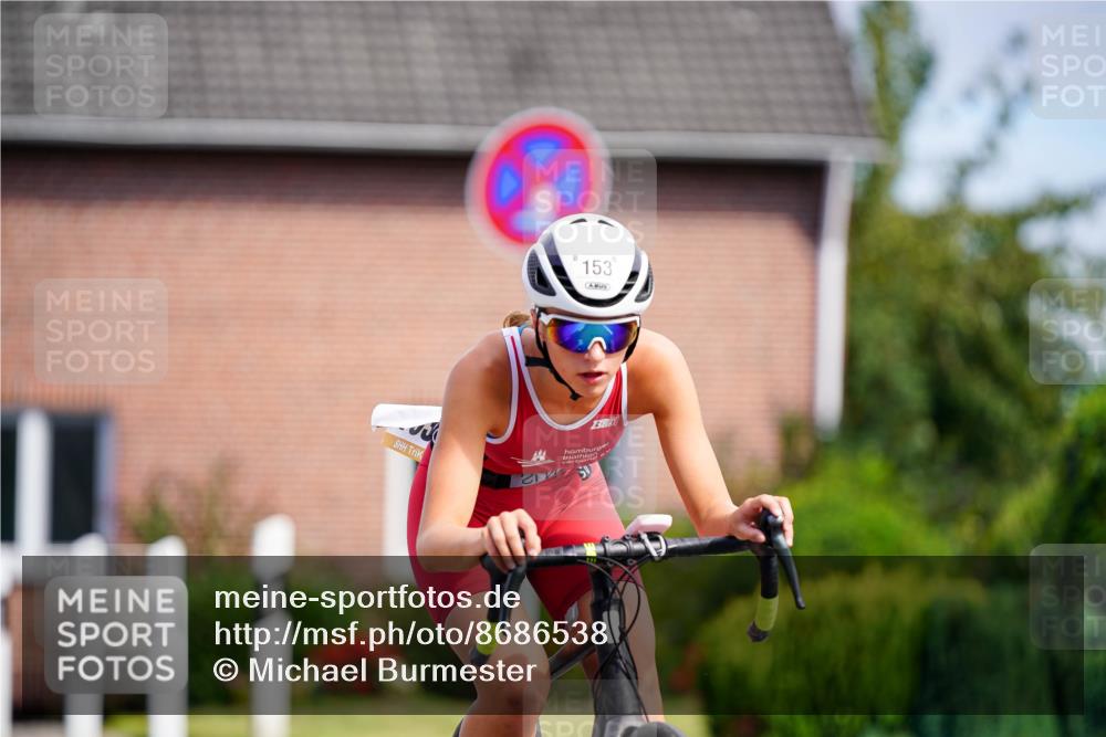 31.08.2025 - Elbe Triathlon Hamburg Michael Burmester http://msf.ph/oto/8686538 31.08.2025 14:37:52 Radfahren 153 meine-sportfotos.de