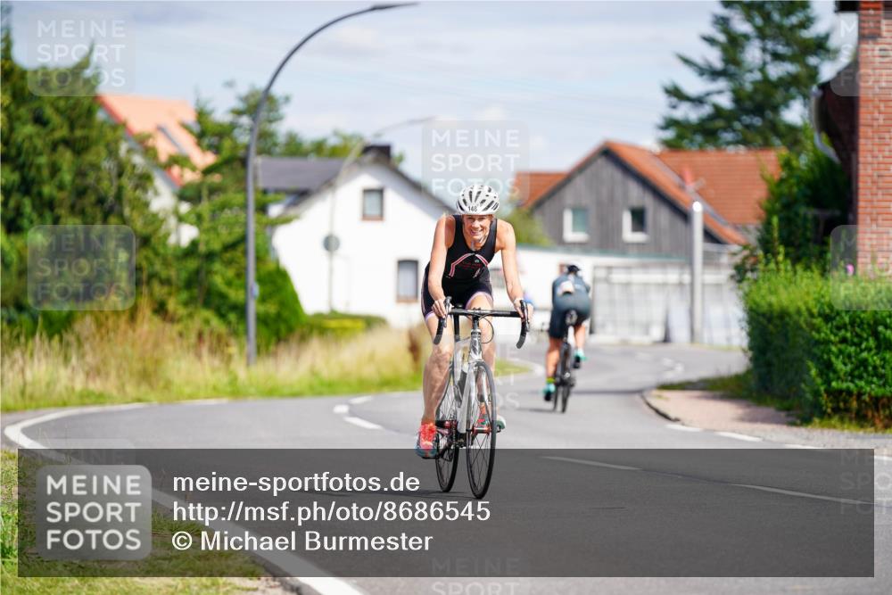 31.08.2025 - Elbe Triathlon Hamburg Michael Burmester http://msf.ph/oto/8686545 31.08.2025 14:38:38 Radfahren 148 meine-sportfotos.de