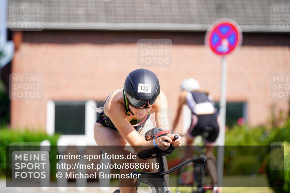 31.08.2025 - Elbe Triathlon Hamburg Michael Burmester http://msf.ph/oto/8686616 31.08.2025 14:40:36 Radfahren  meine-sportfotos.de