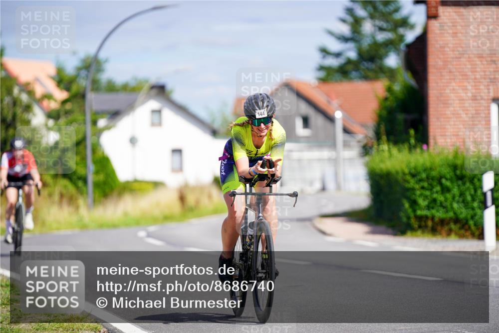 31.08.2025 - Elbe Triathlon Hamburg Michael Burmester http://msf.ph/oto/8686740 31.08.2025 14:44:11 Radfahren 145 meine-sportfotos.de