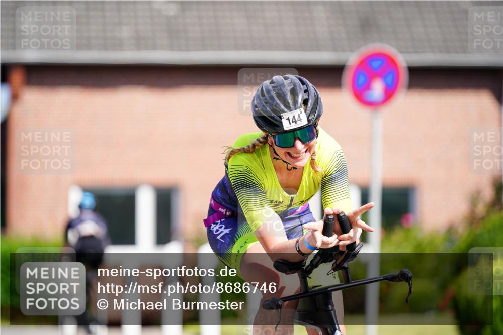 31.08.2025 - Elbe Triathlon Hamburg Michael Burmester http://msf.ph/oto/8686746 31.08.2025 14:44:12 Radfahren 145 meine-sportfotos.de
