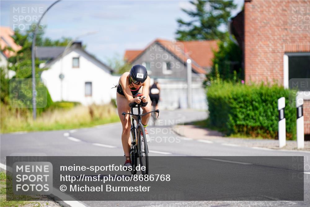 31.08.2025 - Elbe Triathlon Hamburg Michael Burmester http://msf.ph/oto/8686768 31.08.2025 14:44:39 Radfahren 133 meine-sportfotos.de