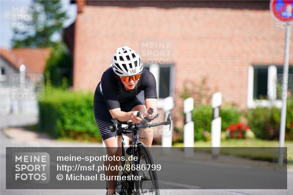 31.08.2025 - Elbe Triathlon Hamburg Michael Burmester http://msf.ph/oto/8686799 31.08.2025 14:45:11 Radfahren 135, 150 meine-sportfotos.de