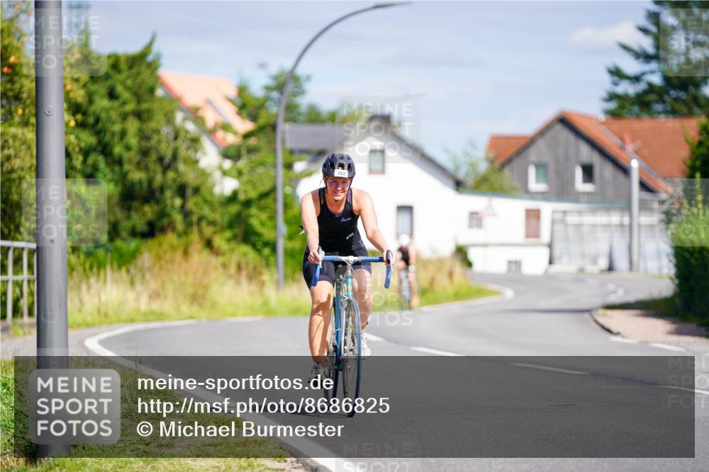 31.08.2025 - Elbe Triathlon Hamburg Michael Burmester http://msf.ph/oto/8686825 31.08.2025 14:45:28 Radfahren 162 meine-sportfotos.de