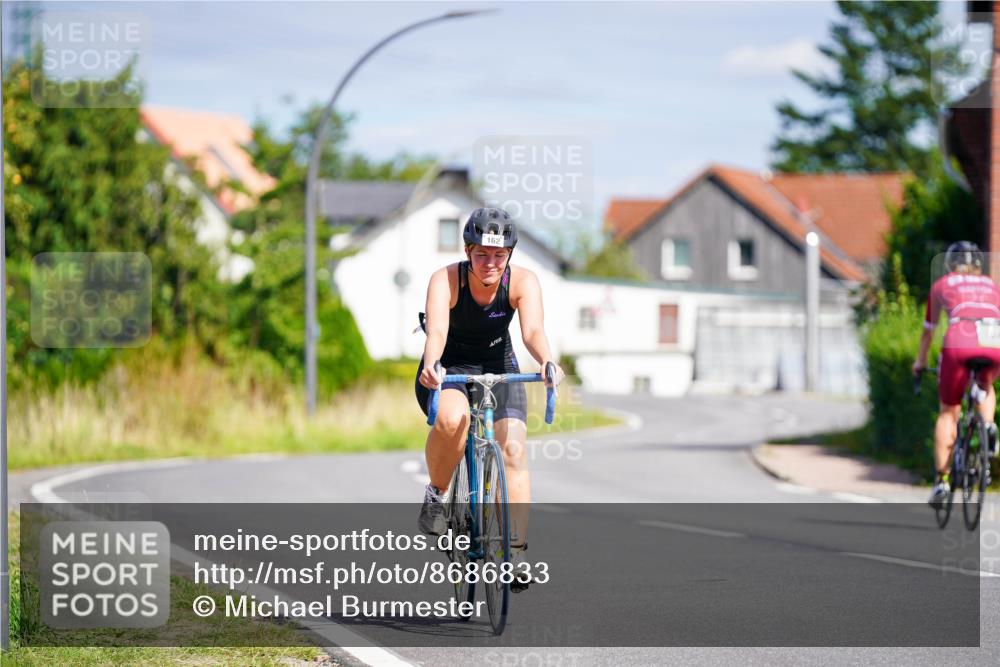 31.08.2025 - Elbe Triathlon Hamburg Michael Burmester http://msf.ph/oto/8686833 31.08.2025 14:45:29 Radfahren 162 meine-sportfotos.de