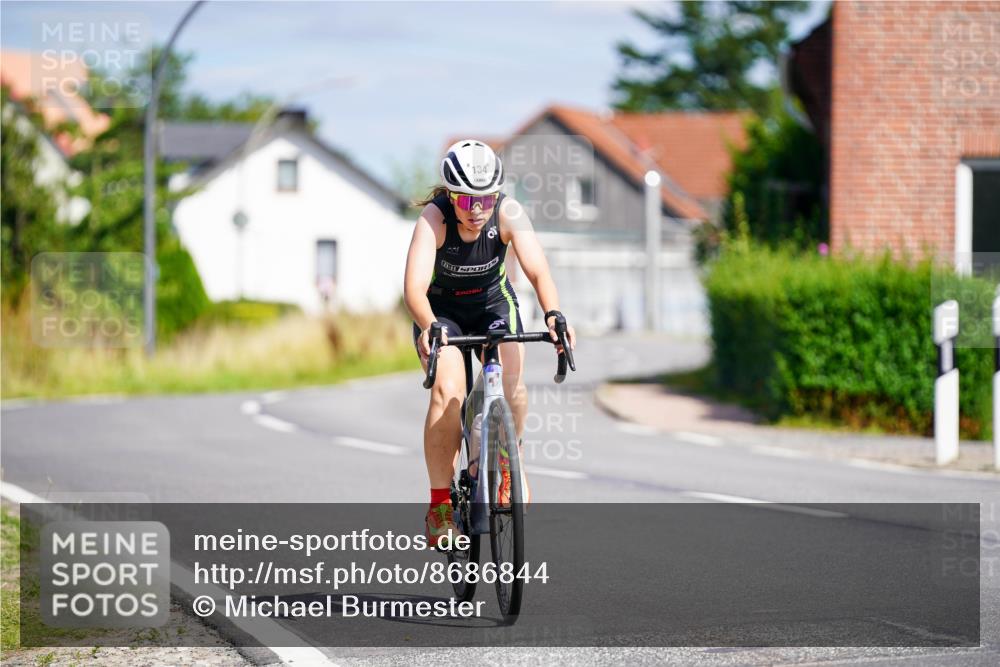 31.08.2025 - Elbe Triathlon Hamburg Michael Burmester http://msf.ph/oto/8686844 31.08.2025 14:45:35 Radfahren 134 meine-sportfotos.de