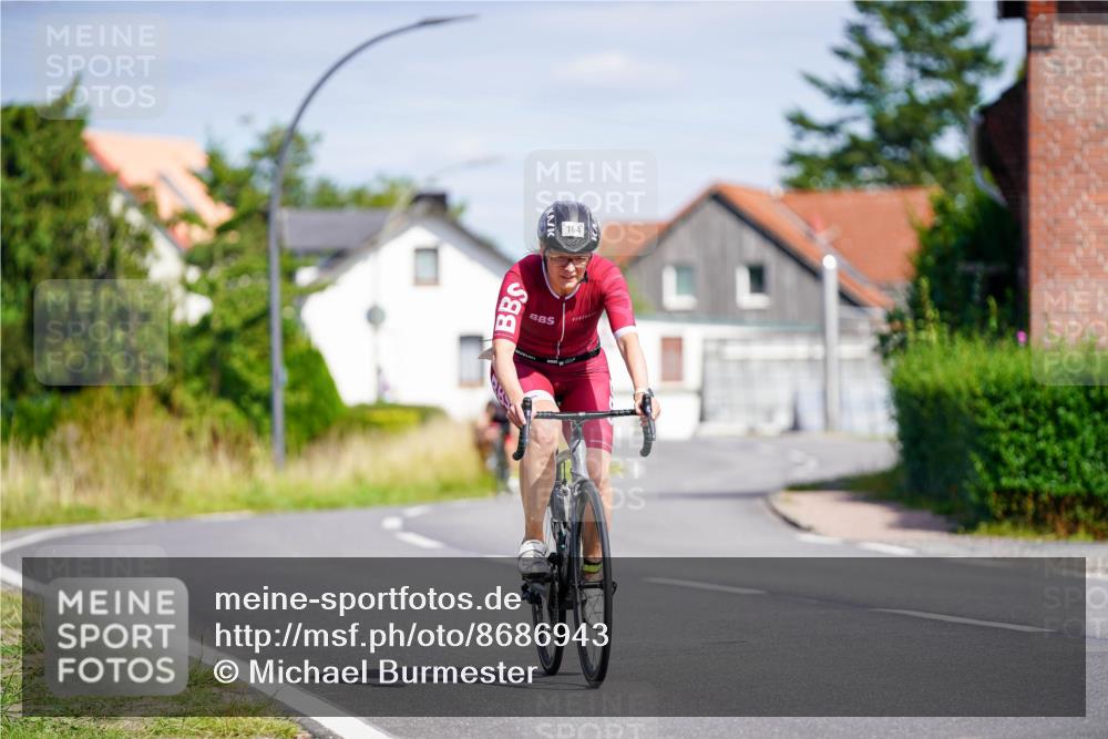 31.08.2025 - Elbe Triathlon Hamburg Michael Burmester http://msf.ph/oto/8686943 31.08.2025 14:47:57 Radfahren 164 meine-sportfotos.de