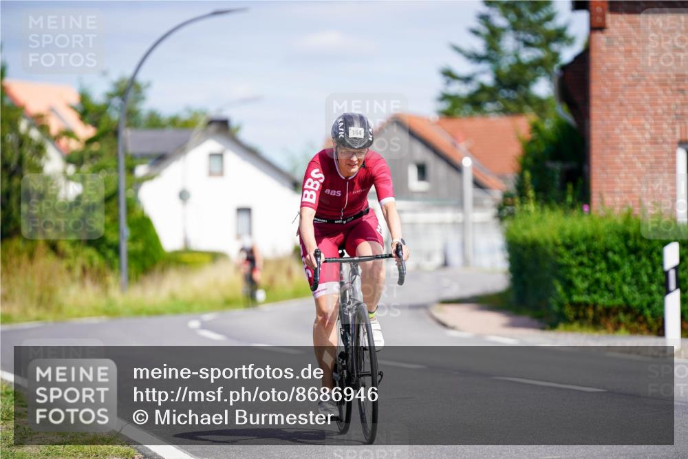 31.08.2025 - Elbe Triathlon Hamburg Michael Burmester http://msf.ph/oto/8686946 31.08.2025 14:47:57 Radfahren 164 meine-sportfotos.de