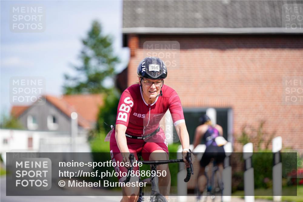 31.08.2025 - Elbe Triathlon Hamburg Michael Burmester http://msf.ph/oto/8686950 31.08.2025 14:47:58 Radfahren 164 meine-sportfotos.de