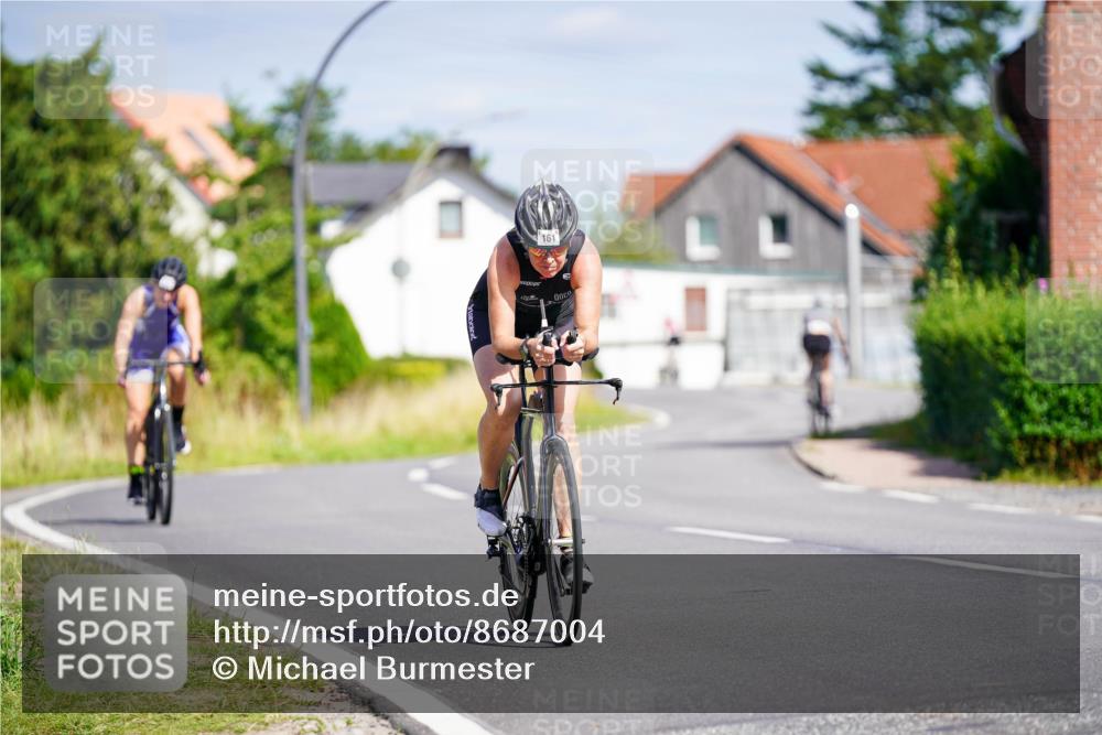 31.08.2025 - Elbe Triathlon Hamburg Michael Burmester http://msf.ph/oto/8687004 31.08.2025 14:48:32 Radfahren 123, 161 meine-sportfotos.de