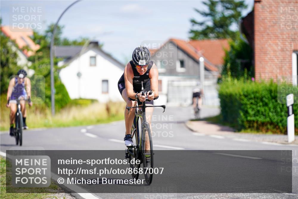 31.08.2025 - Elbe Triathlon Hamburg Michael Burmester http://msf.ph/oto/8687007 31.08.2025 14:48:33 Radfahren 123, 161 meine-sportfotos.de