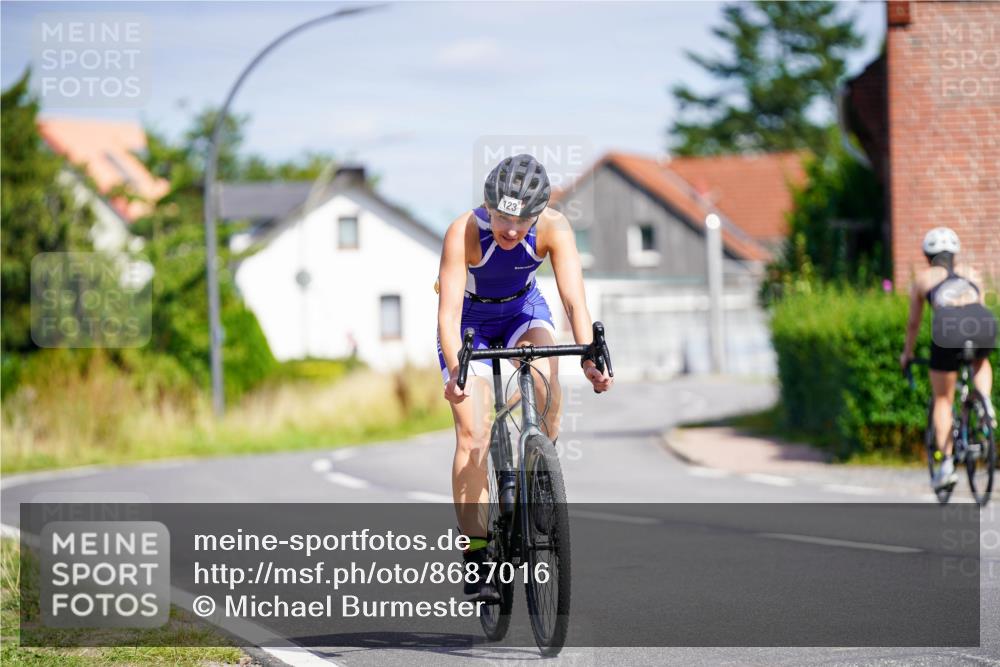 31.08.2025 - Elbe Triathlon Hamburg Michael Burmester http://msf.ph/oto/8687016 31.08.2025 14:48:35 Radfahren 123, 161 meine-sportfotos.de