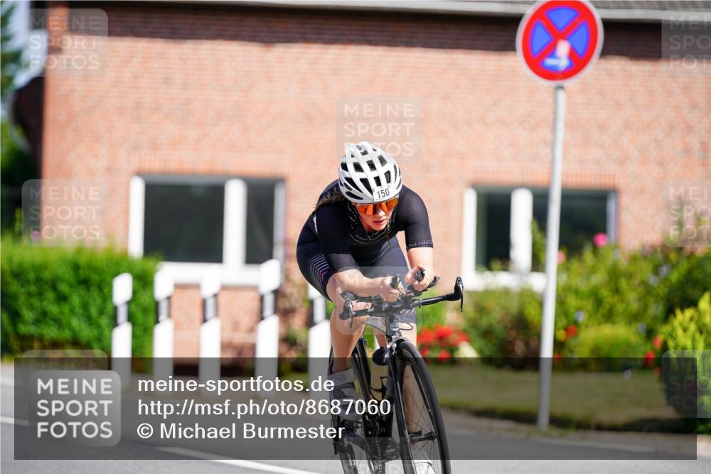 31.08.2025 - Elbe Triathlon Hamburg Michael Burmester http://msf.ph/oto/8687060 31.08.2025 14:49:27 Radfahren 145 meine-sportfotos.de