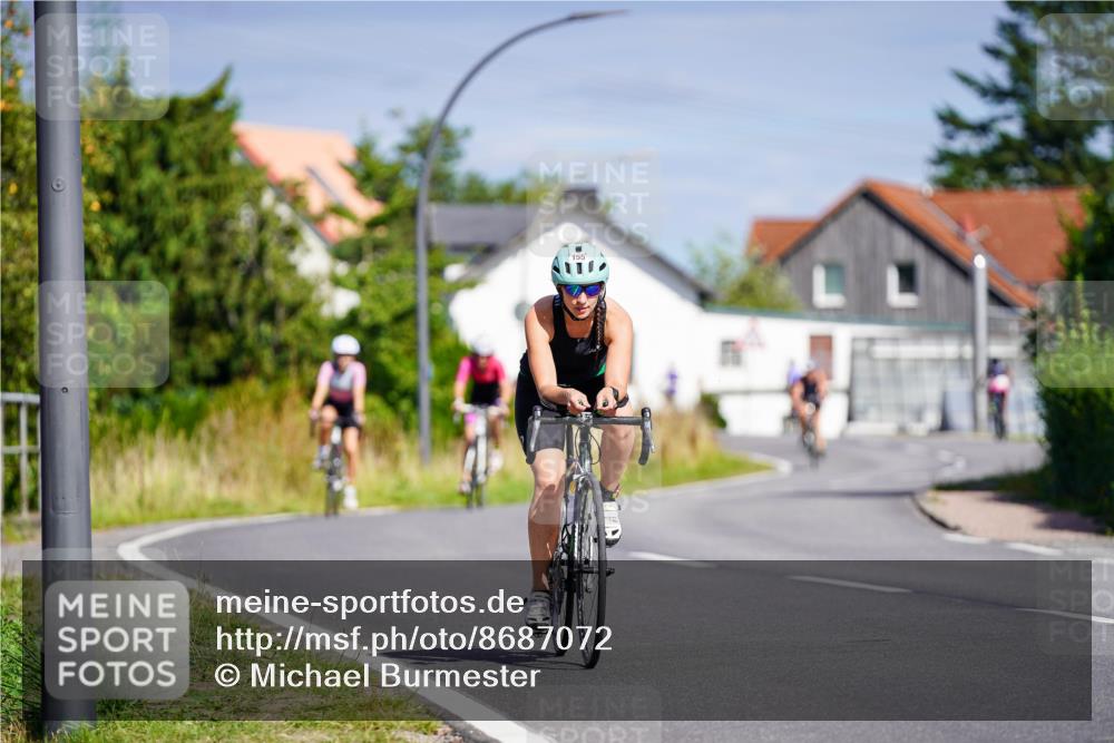 31.08.2025 - Elbe Triathlon Hamburg Michael Burmester http://msf.ph/oto/8687072 31.08.2025 14:49:55 Radfahren 125, 155 meine-sportfotos.de