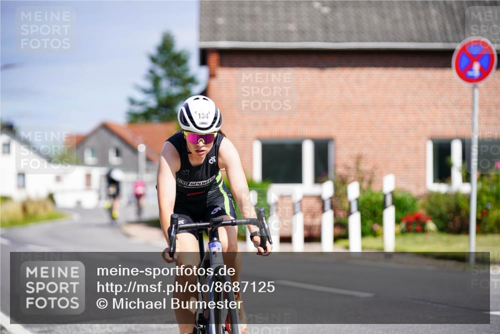 31.08.2025 - Elbe Triathlon Hamburg Michael Burmester http://msf.ph/oto/8687125 31.08.2025 14:50:10 Radfahren 134, 156 meine-sportfotos.de