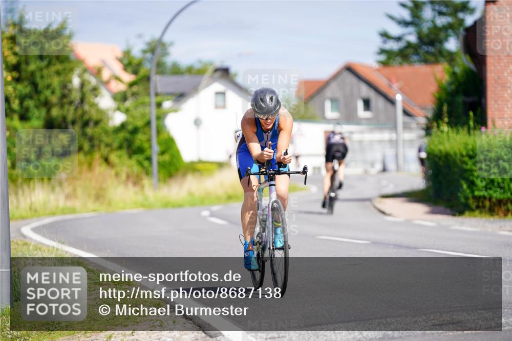 31.08.2025 - Elbe Triathlon Hamburg Michael Burmester http://msf.ph/oto/8687138 31.08.2025 14:50:34 Radfahren  meine-sportfotos.de