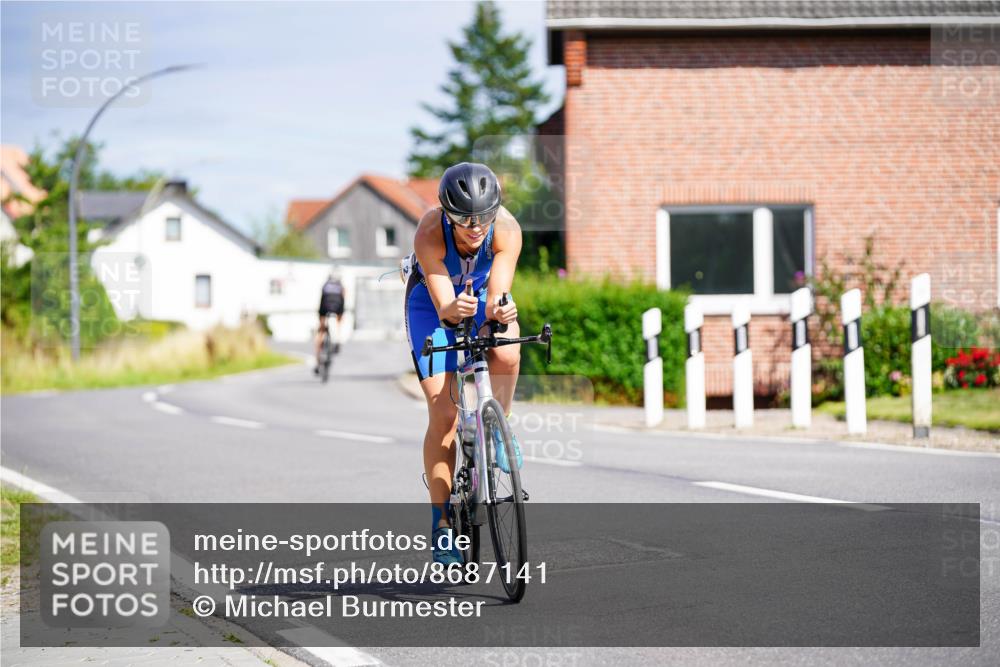 31.08.2025 - Elbe Triathlon Hamburg Michael Burmester http://msf.ph/oto/8687141 31.08.2025 14:50:35 Radfahren  meine-sportfotos.de