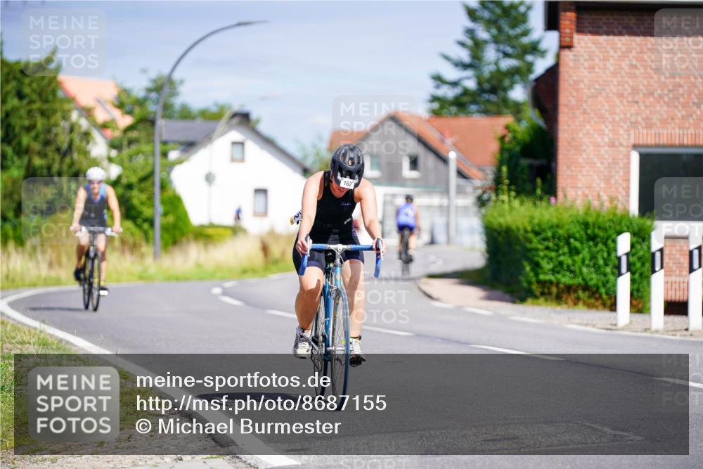 31.08.2025 - Elbe Triathlon Hamburg Michael Burmester http://msf.ph/oto/8687155 31.08.2025 14:50:53 Radfahren 162, 163 meine-sportfotos.de