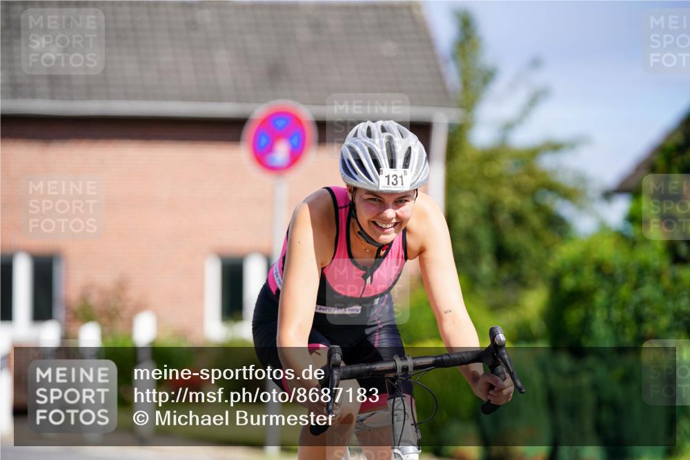 31.08.2025 - Elbe Triathlon Hamburg Michael Burmester http://msf.ph/oto/8687183 31.08.2025 14:51:06 Radfahren 131, 149 meine-sportfotos.de