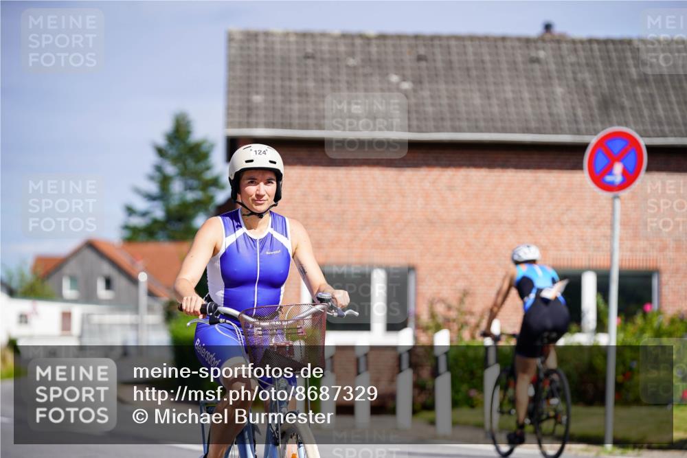 31.08.2025 - Elbe Triathlon Hamburg Michael Burmester http://msf.ph/oto/8687329 31.08.2025 14:53:14 Radfahren 124 meine-sportfotos.de