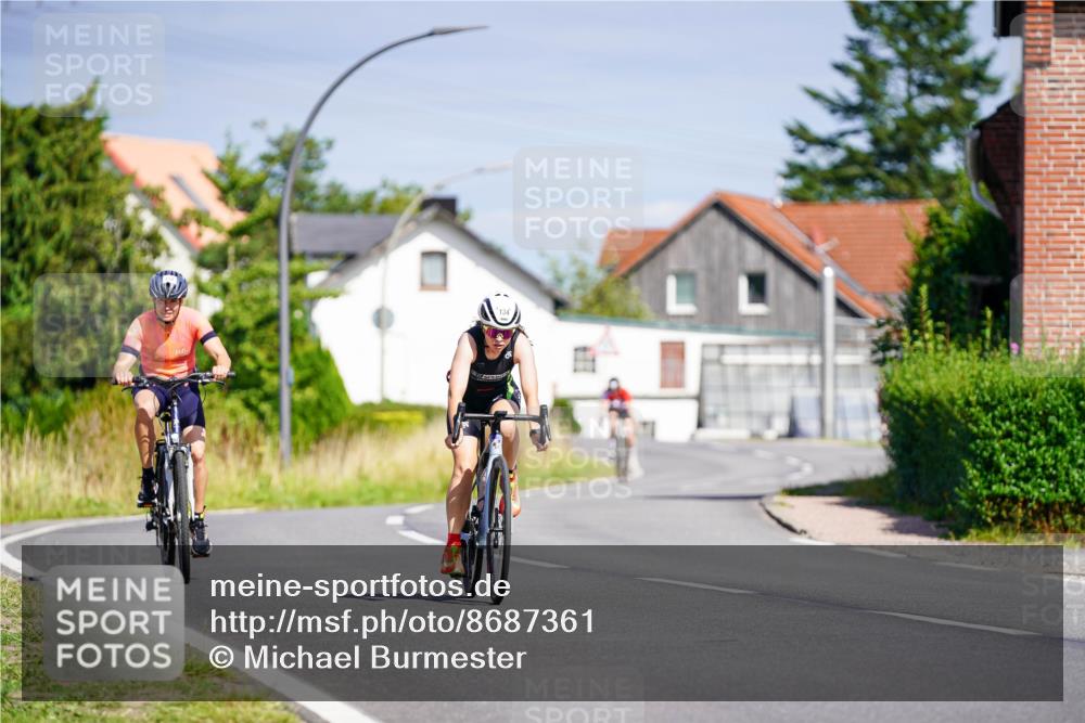 31.08.2025 - Elbe Triathlon Hamburg Michael Burmester http://msf.ph/oto/8687361 31.08.2025 14:54:27 Radfahren 154 meine-sportfotos.de
