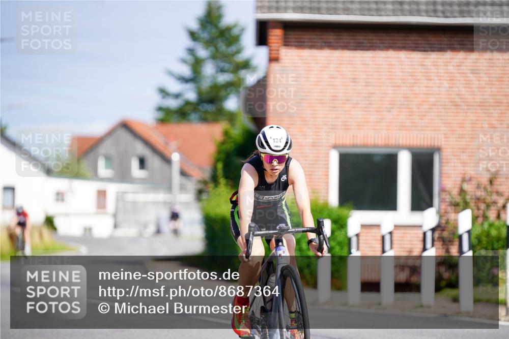 31.08.2025 - Elbe Triathlon Hamburg Michael Burmester http://msf.ph/oto/8687364 31.08.2025 14:54:29 Radfahren 154 meine-sportfotos.de