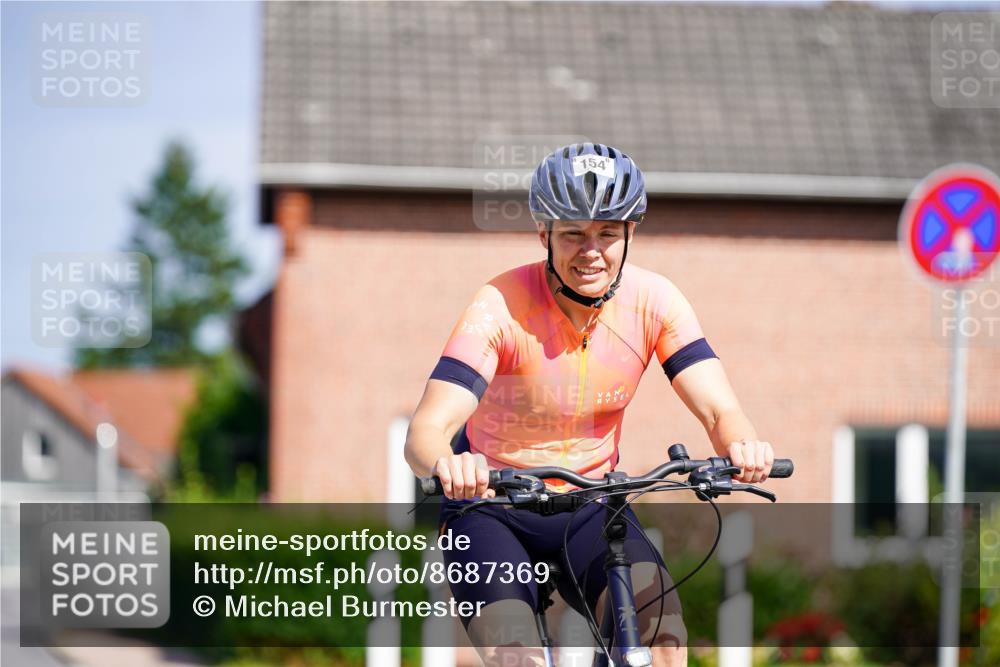 31.08.2025 - Elbe Triathlon Hamburg Michael Burmester http://msf.ph/oto/8687369 31.08.2025 14:54:31 Radfahren 154 meine-sportfotos.de
