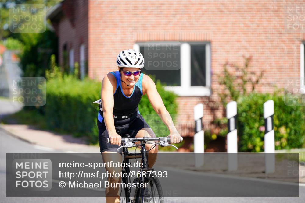 31.08.2025 - Elbe Triathlon Hamburg Michael Burmester http://msf.ph/oto/8687393 31.08.2025 14:55:58 Radfahren  meine-sportfotos.de