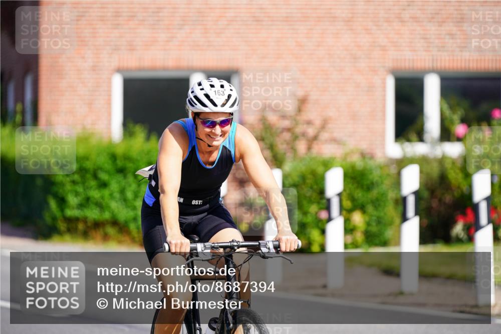 31.08.2025 - Elbe Triathlon Hamburg Michael Burmester http://msf.ph/oto/8687394 31.08.2025 14:55:58 Radfahren  meine-sportfotos.de