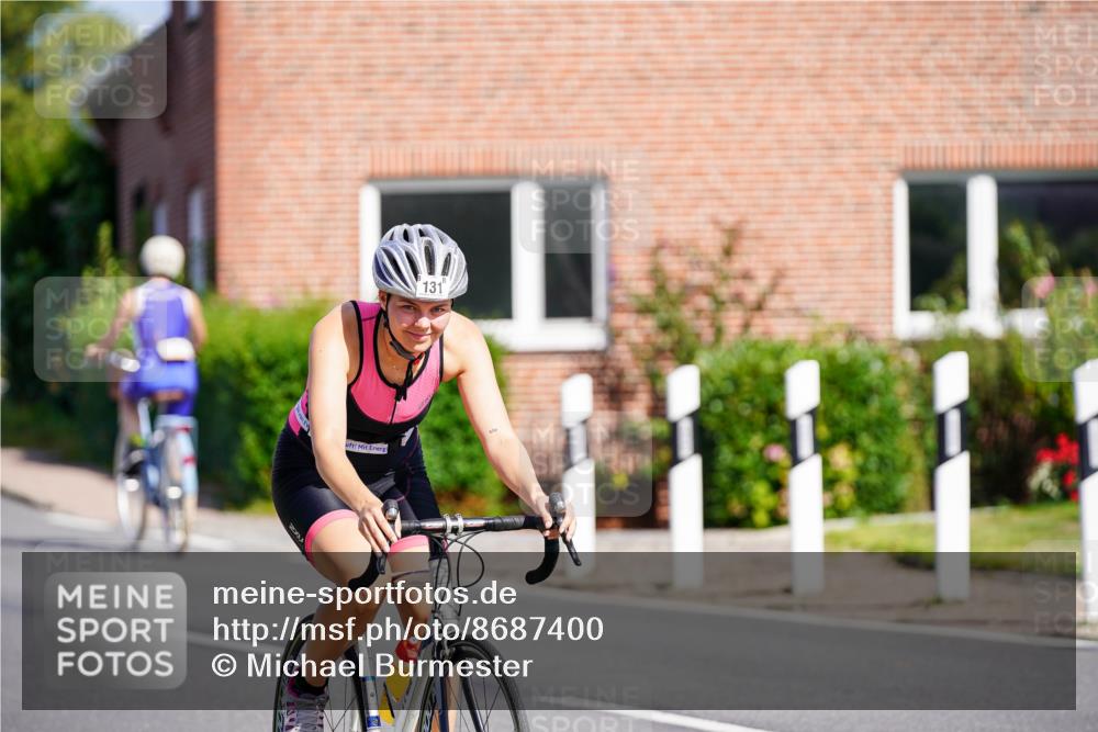 31.08.2025 - Elbe Triathlon Hamburg Michael Burmester http://msf.ph/oto/8687400 31.08.2025 14:56:19 Radfahren 126 meine-sportfotos.de