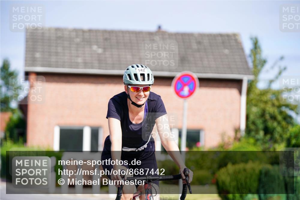 31.08.2025 - Elbe Triathlon Hamburg Michael Burmester http://msf.ph/oto/8687442 31.08.2025 14:57:55 Radfahren 142 meine-sportfotos.de