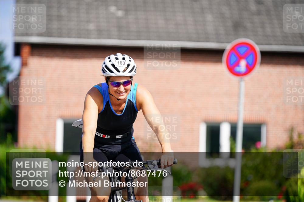 31.08.2025 - Elbe Triathlon Hamburg Michael Burmester http://msf.ph/oto/8687476 31.08.2025 15:00:59 Radfahren  meine-sportfotos.de