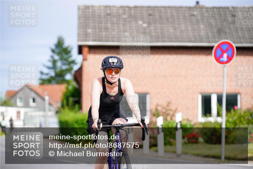 31.08.2025 - Elbe Triathlon Hamburg Michael Burmester http://msf.ph/oto/8687575 31.08.2025 15:07:55 Radfahren  meine-sportfotos.de
