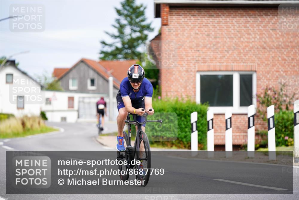 31.08.2025 - Elbe Triathlon Hamburg Michael Burmester http://msf.ph/oto/8687769 31.08.2025 15:22:58 Radfahren  meine-sportfotos.de