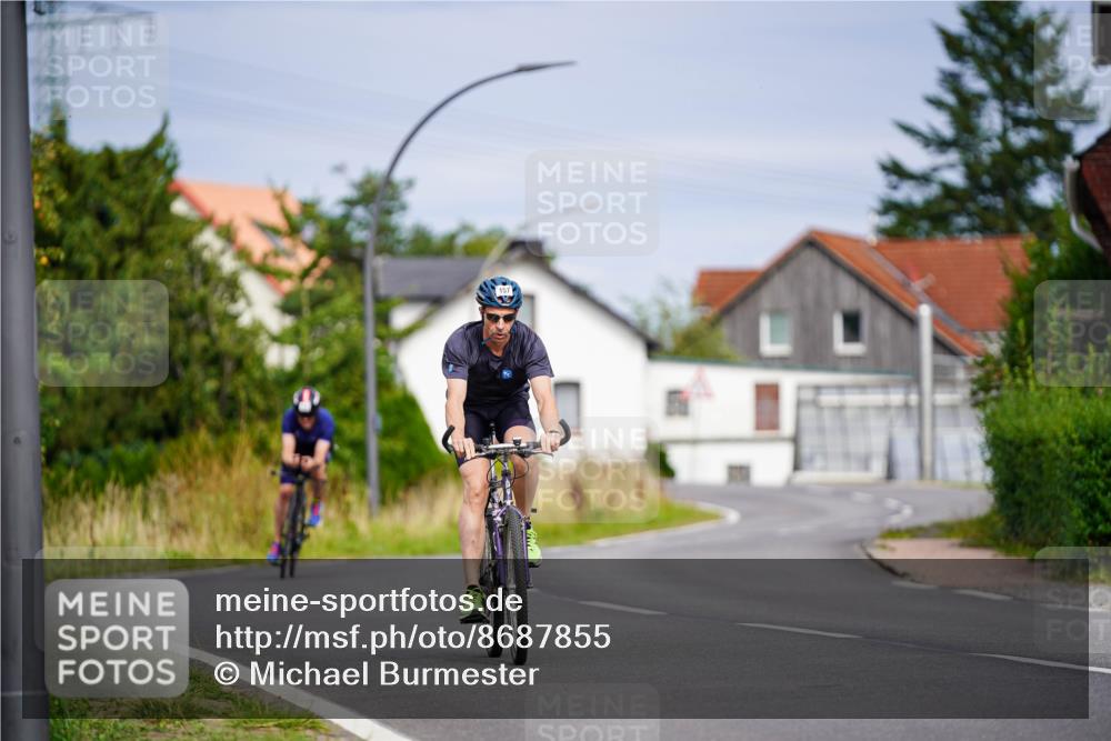 31.08.2025 - Elbe Triathlon Hamburg Michael Burmester http://msf.ph/oto/8687855 31.08.2025 15:27:01 Radfahren  meine-sportfotos.de