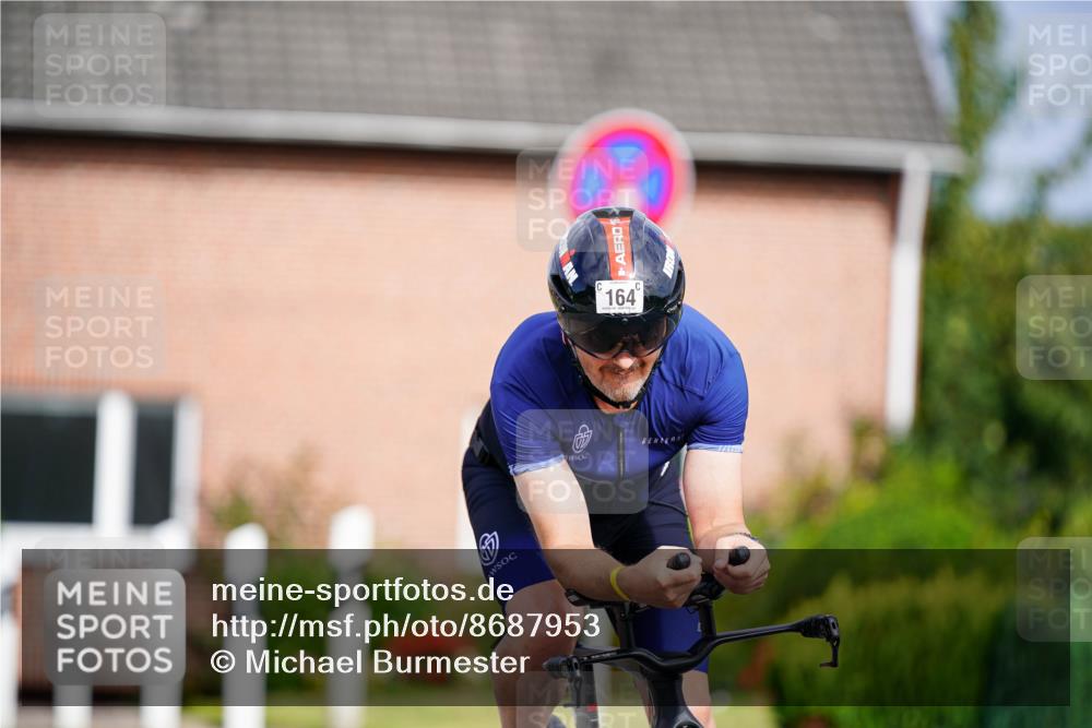 31.08.2025 - Elbe Triathlon Hamburg Michael Burmester http://msf.ph/oto/8687953 31.08.2025 15:31:13 Radfahren  meine-sportfotos.de