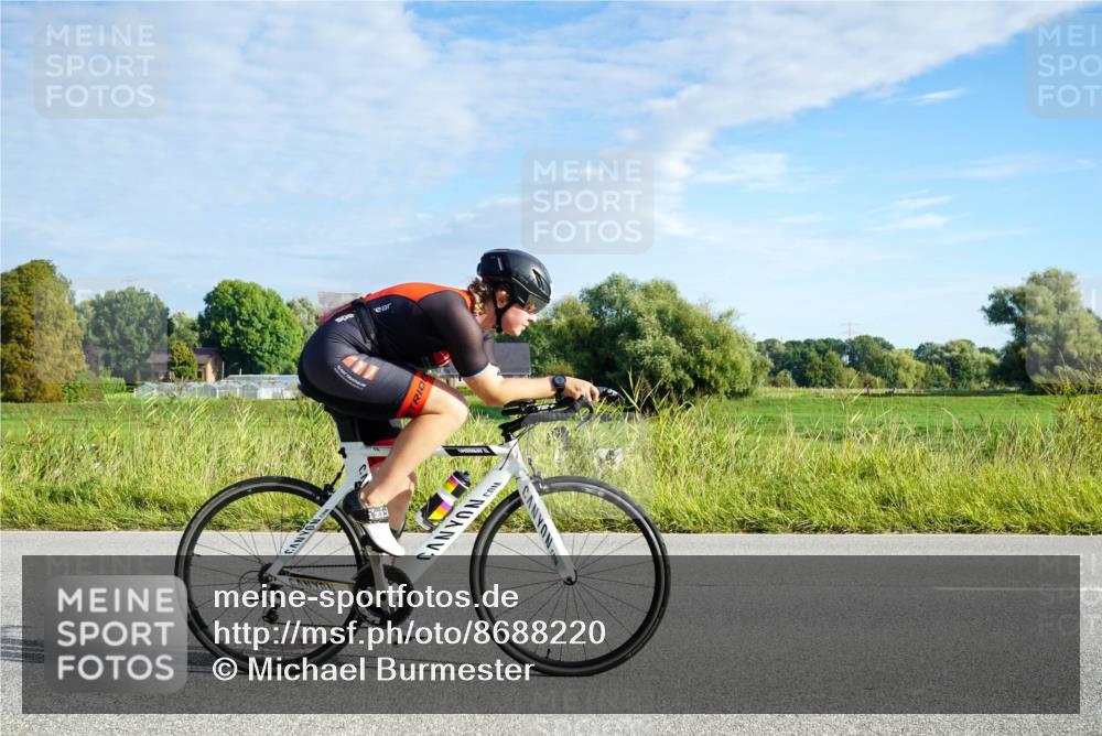 31.08.2025 - Elbe Triathlon Hamburg Michael Burmester http://msf.ph/oto/8688220 31.08.2025 08:53:12 Radfahren 172, 276 meine-sportfotos.de