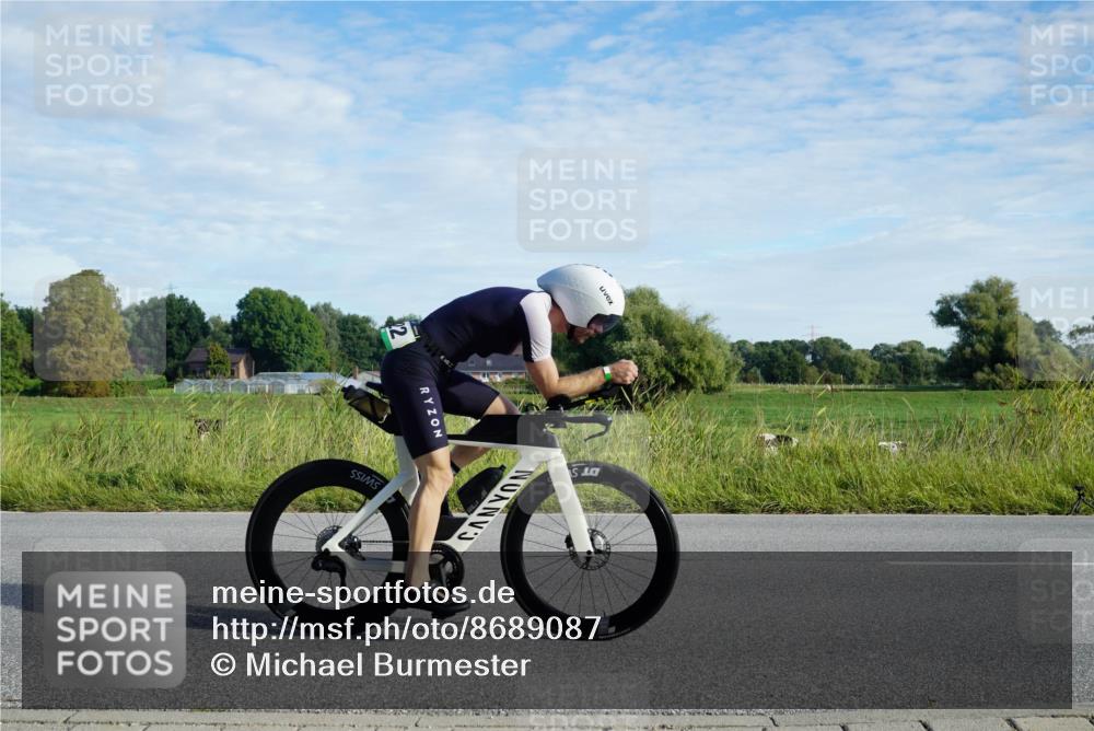 31.08.2025 - Elbe Triathlon Hamburg Michael Burmester http://msf.ph/oto/8689087 31.08.2025 09:15:52 Radfahren 469, 522 meine-sportfotos.de
