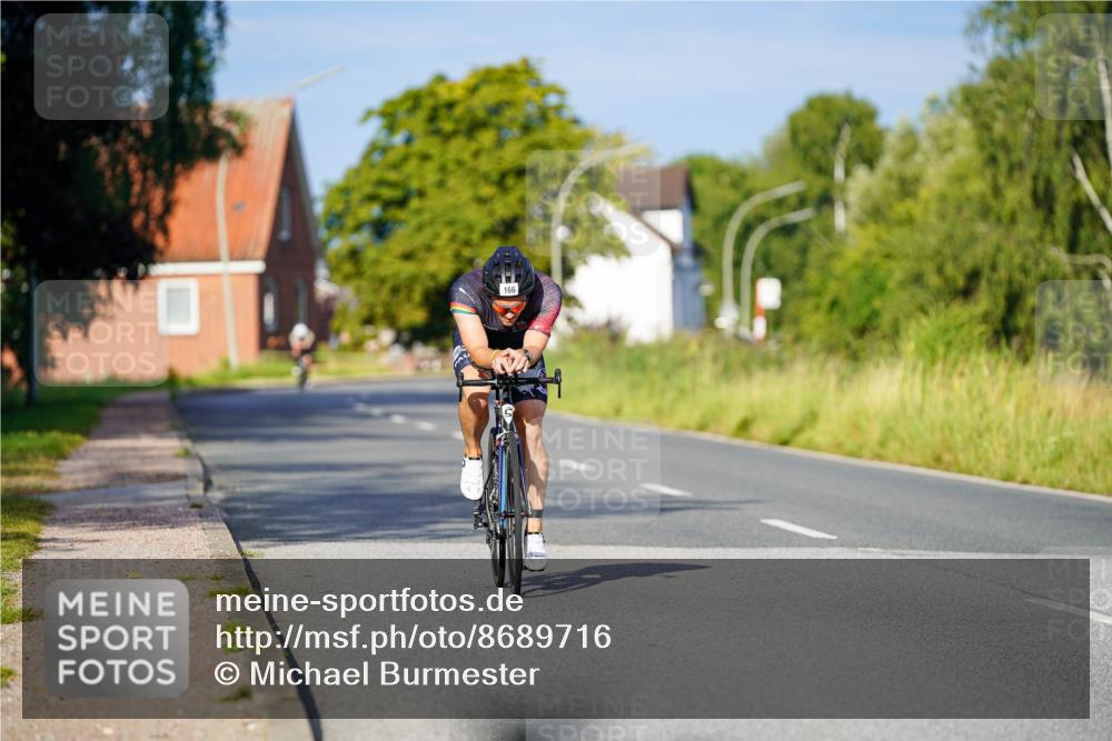 31.08.2025 - Elbe Triathlon Hamburg Michael Burmester http://msf.ph/oto/8689716 31.08.2025 08:42:23 Radfahren 166, 237 meine-sportfotos.de