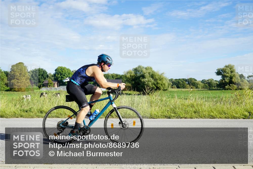 31.08.2025 - Elbe Triathlon Hamburg Michael Burmester http://msf.ph/oto/8689736 31.08.2025 09:27:52 Radfahren 324, 624 meine-sportfotos.de