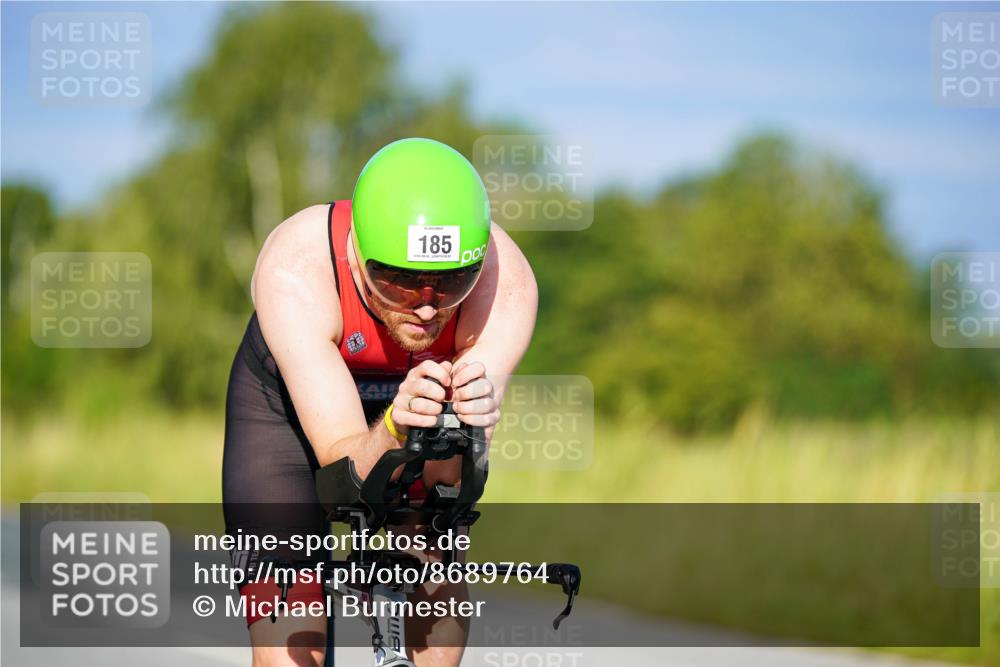 31.08.2025 - Elbe Triathlon Hamburg Michael Burmester http://msf.ph/oto/8689764 31.08.2025 08:43:02 Radfahren 185 meine-sportfotos.de