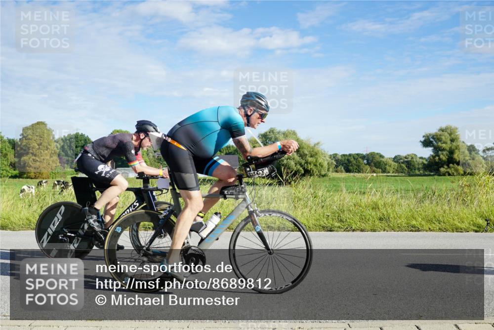 31.08.2025 - Elbe Triathlon Hamburg Michael Burmester http://msf.ph/oto/8689812 31.08.2025 09:29:11 Radfahren 165, 359, 360, 377, 660 meine-sportfotos.de