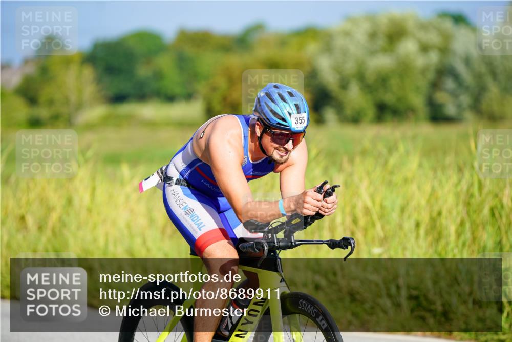 31.08.2025 - Elbe Triathlon Hamburg Michael Burmester http://msf.ph/oto/8689911 31.08.2025 08:46:42 Radfahren 355 meine-sportfotos.de