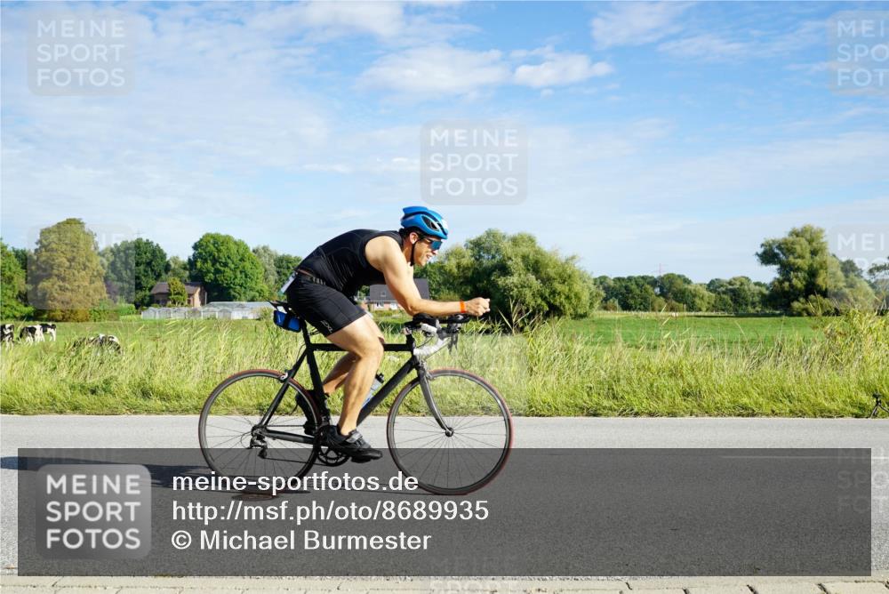31.08.2025 - Elbe Triathlon Hamburg Michael Burmester http://msf.ph/oto/8689935 31.08.2025 09:31:18 Radfahren 382, 607 meine-sportfotos.de