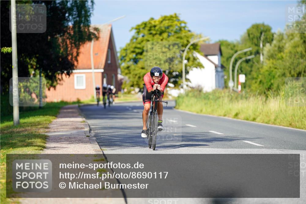 31.08.2025 - Elbe Triathlon Hamburg Michael Burmester http://msf.ph/oto/8690117 31.08.2025 08:51:35 Radfahren 191 meine-sportfotos.de