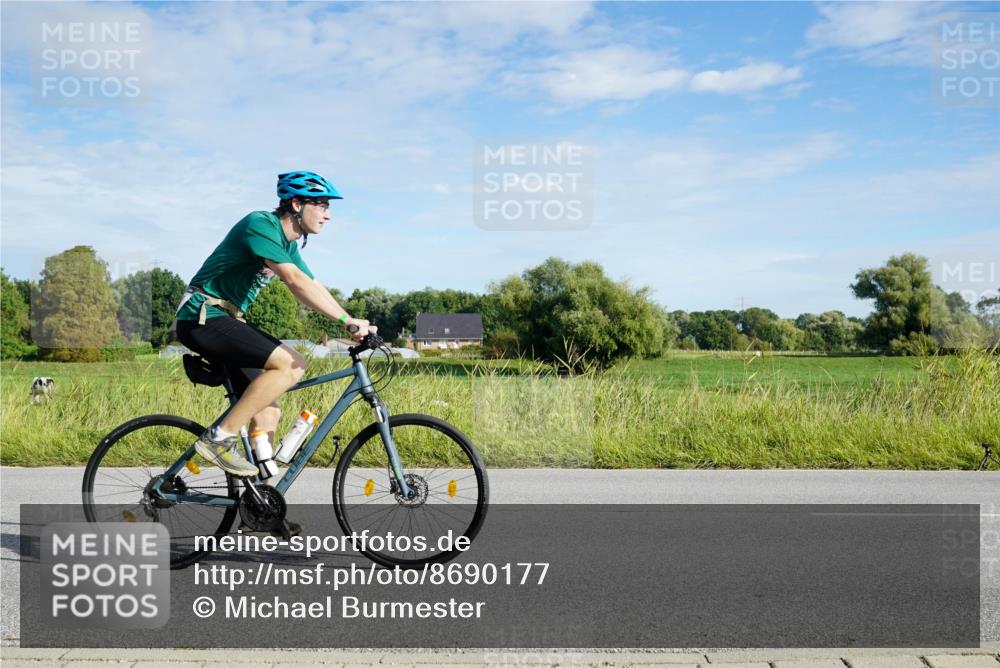 31.08.2025 - Elbe Triathlon Hamburg Michael Burmester http://msf.ph/oto/8690177 31.08.2025 09:35:48 Radfahren 404, 752 meine-sportfotos.de