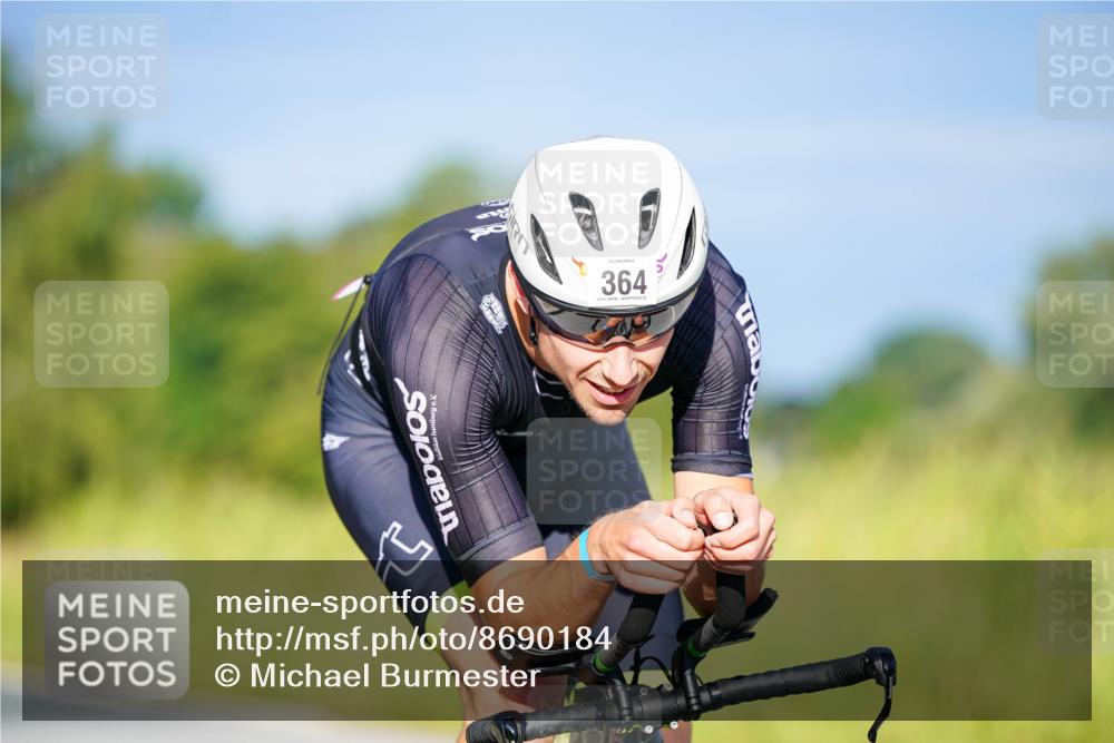 31.08.2025 - Elbe Triathlon Hamburg Michael Burmester http://msf.ph/oto/8690184 31.08.2025 08:51:56 Radfahren 364 meine-sportfotos.de